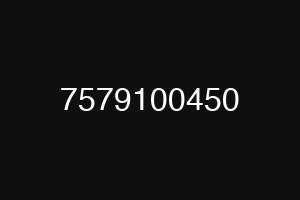 7579100450