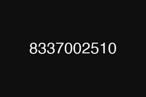 8337002510