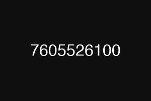 7605526100